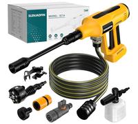 Cordless High Pressure Washer for Dewalt 20 V Battery 700 PSI Portable Hand Cleaner with 6-in-1 Nozzle Foam Gun for Car Floor Fence Wall Cleaning (Battery Not Included)