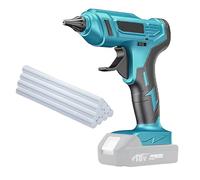 Cordless Hot Glue Gun,Compatible with Makita 18V BL1830,with 10 Pcs Mini Glue Sticks,for School Kids Craft Hobby DIY Arts Card (No Battery)