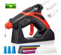 Cordless Hot Glue Gun,Fast Preheating Gun Kit with 30 Pcs Sticks,USB Rechargeable Melt Tools for Quick Home Repairs, Arts, Crafts, DIY and Festival Decorations