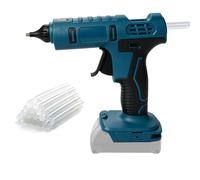 Cordless Hot Glue Gun for Bosch 18V (No Battery) for DIY Arts Crafts | 100W Hot Glue Gun Cordless with 20 Pcs Glue Gun Sticks 11mm for Crafts DIY Art Projects