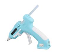 Cordless Hot Glue Gun, High Temperature Mini Hot Glue Gun with 10Pcs 7mm High Adhesion Sticks, Sturdily Bonds for Home and Crafting (Green)