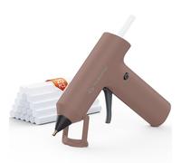 Cordless Hot Glue Gun with 20 Glue Sticks, 90s Fast Heating Mini Glue Gun with Smart Power-Off and Leak-Proof Nozzle, Type-C Rechargeable Adhesive Tool for DIY Crafts, Home Repairs and Decorations