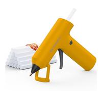 Cordless Hot Glue Gun with 20 Glue Sticks, 90s Fast Heating Mini Glue Gun with Smart Power-Off and Leak-Proof Nozzle, Type-C Rechargeable Adhesive Tool for DIY Crafts, Home Repairs and Decorations