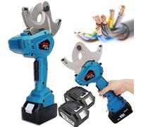 Cordless Hydraulic Cable Cutter, 18V Electric Wire Cutter for Copper Aluminum Armoured Cable, Industrial Cutting Tool for Heavy-Duty Applications