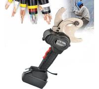 Cordless Hydraulic Cable Cutter, 36mm Capacity Ratchet Cutter for Copper Aluminum Cables, Includes 4.0Ah Battery for Electrical Work