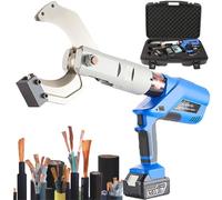 Cordless Hydraulic Cable Cutter, Battery Operated Wire Cutting Tool for 30MM - 135MM Cu/Al Cable and Armoured Cable, Models: 60KN/120KN/160KN/250KN