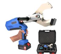 Cordless Hydraulic Cable Cutter for Copper and Aluminum Cables up to 120mm - 250kN Cutting Pliers with Case Set and 2 Batteries