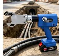 Cordless Hydraulic Cable Cutter with Return Oil Switch, Professional Electrician Tool for Solar and Energy Storage Wiring, Cuts Up to 65mm Cables