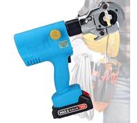 Cordless Hydraulic Crimper, Battery Powered Electric Crimping Tool for Copper Aluminum Transitions, Portable Wiring Kit