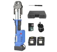 Cordless Hydraulic Crimper, Fast Crimping in 3-4.5 Seconds, 60 KN Stroke, LED Battery Indicator, Suitable for Various Applications(15 Model)