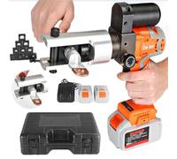 Cordless Hydraulic Crimping Machine - Rechargeable Wire Crimping Tool-Battery Powered Crimping Machine with 360° Wire Connector - Cordless Crimping Pliers for Circuit Workers