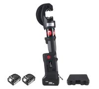Cordless Hydraulic Crimping Tool, Electric Cable Lug Crimper, 6-400mm² Wire Terminal with 12 Dies, 120KN Force for Copper and Aluminum Connections