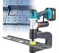Cordless Hydraulic Punch Tool Kit with 2X 6.0Ah Batteries and 6 Dies (16-32mm), 150mm Throat, Ideal for Electricians and Metalworkers