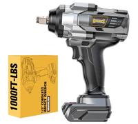 Cordless Impact Wrench 1/2 inch for DeWalt 20v Battery, Impact Wrench 900Ft-lbs(1200N.m) High Torque Brushless Electric Impact Gun, Power Impact Driver with 4-Mode Speed, LED Work Light(no battery)