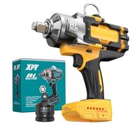 Cordless Impact Wrench 3/4" for De-Walt 20V Battery, 1475 Ft-lbs (2000N.m) High Torque power Impact Gun Heavy Duty Brushless, 3 Mode, 1/2" Impact Socket Adapter, Car Tire Truck RV Mower (No battery)