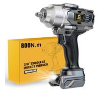 Cordless Impact Wrench Compatible with Dewalt 20V Max Battery, 3/8" 600Ft-lbs (800N·m), Brushless Electric Impact Driver, 2400 RPM, LED Light - Compact, Light-Duty, No Battery Included