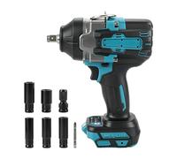 Cordless Impact Wrench for MaKita 18V, 3-in-1 Professional 1200N·m(900ft-lbs) High Torque Impact Driver with 5 Mode Speed, 1/2 Inch Electric Impact Gun with 5 Sockets for Tyre Change