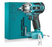 Cordless Impact Wrench for Makita Battery: 250FT-LBS 3/8 inch Impact Gun Brushless Electric Includes LED Work Light - 2400RPM Impact Driver Wrench - Bare Tool Only