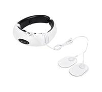 Cordless Intelligent Neck Massager with 2 TENS Electrode Pads - 6 Modes Heated Neck & Shoulder Massager | Portable Full Body ţherapy Tool for Back, Legs & Foot, Relaxation ģifts for Women & Men