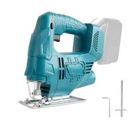 Cordless Jigsaw Compatible with Makita 18V Battery, Brushless Jigsaw with ±45°Bevel Cutting Angle, Speed Control, Tool-Less Blade Change, Electric Jig Saws for Wood Metal Cutting (No Battery)