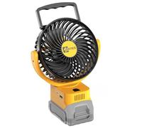 Cordless Jobsite Fan For DeWALT 20V 60V Flex Max Battery Brushless Motor With USB A+C Fast Charging For Camping Workshop and Jobsite(Battery not included)