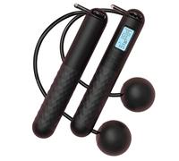 Cordless Jump Rope - 3.5cm Weighted Jump Rope, Improved Friction | TPU Smart Jump Ropes with Unique Non-Slip Texture, Wireless Jump for Weight Lose, Burn Calories, Home Gym