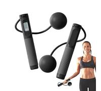 Cordless Jump Rope, Weighted Jump Rope Cordless Rope, Professional Digital Jump Rope with Counter, Indoor Jumping Rope Equipment for Exercise