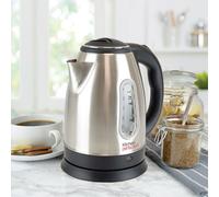 Cordless Kettle 1.7L Brushed Steel - Fast Boil 3000W