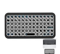 Cordless Keyboard, Adjustable Brightness Keys, Quiet Rechargeable Layout, Slim Portable Build, Multi-Device Compatibility, Perfect for Laptops, Tablets, Smartphones, Travel, Office, Home