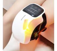 Cordless Knee Massager with Heat & Vibration - Rechargeable Infrared Heated Knee Brace with Large LED Screen, Adjustable Settings, Joint Pain Relief for Arthritis,Gift for Dad Mom