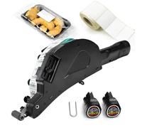 Cordless Label Dispenser Machine, Automatic Paper Sticker Applicator, Rechargeable Handheld Device for Single Row Labeling, Supports Various Shape Labels