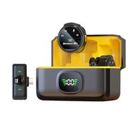 Cordless Lapel Audio System - Detachable Pin On Unit 60m Extended Range 9h Powar Duration Sound Reduction Smartphone Recording Gear Use | Podcasts Classes Meetings Workshops Webinars