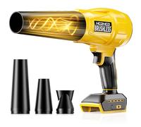 Cordless Leaf Blower for DeWALT 20V Batteries,580000RPM Brushless Turbo Jet Blower with 3 Nozzles, Lightweight Handheld Blower for Patio, Lawn, Yard, Leaves, Dust, Garage & Snow Cleaning (No Battery)