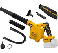 Cordless Leaf Blower for Dewalt 20V Max Battery, Jobsite Air Blower with Brushless Motor,6 Variable Speed Up to 180MPH,2-in-1 Handle Electric Blower and Vacuum Cleaner(Battery Not Included)