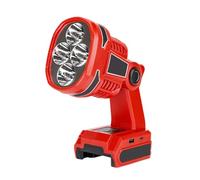 Cordless LED Work Light 12W LED Flashlight for 18V-20V Battery Outdoor Flood Lighting Camping Lamp Accessories Garage and Workshop Light