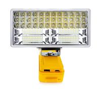 Cordless LED Work Light 8 “ for Dewalt 20V Battery, 90W 5400LM Portable Flashlight Lamp 140 ° Rotation for Outdoor, Camping, Hiking, Construction Sites
