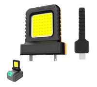 Cordless LED Work Light for All Power Tool Batteries,High Brightness Floodlight,Portable Flashlight Jobsite Spotlight Tool, Lamp Flood Light for Repairing/Outdoor Camping/Emergency(No Battery) (1pcs)