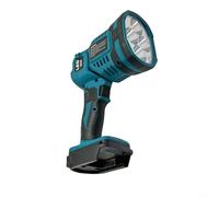 Cordless LED Work Light for BL1830 BL1840 Battery, 16W 1200 Lumens Flashlight with 90° Rotatable Head, Portable Workshop Lamp for Car Repair Camping Indoor Outdoor Use, Blue