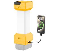 Cordless Led Work Light for Dewalt 20V MAX Battery 2900LM Flashlight Flood Light with Type-C 20w Fast Charging,Shockproof Lighting, Camping Light with Low-Voltage Protection (NO Battery)