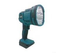Cordless Led Work Light For Dongcheng 20v, 1000 Lumen Flashlight With 90 Degree Rotatable Head, Dual Mode Constant And Flashing For Car Repair Camping Outdoor Blue