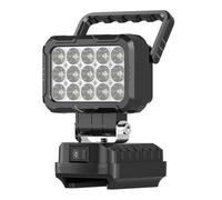 Cordless LED Work Light for Ma-Kita, with 2 USB Charging Port for Ma-Kita Battery Spotlight Work Lamp for Camping, Hiking, Fishing,Power Failure,Workshop,Emergency (No Battery)
