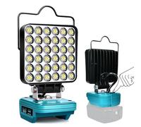 Cordless LED Work Light for Makita 14.4V/18V LXT Battery, Flashlight Lamp Jobsite Tool for Makita, Portable Spotlight Flood Light for Repairing/Outdoor Camping/Fishing/Emergency(No Battery)