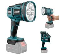 Cordless LED Work Light Spotlight Compatible with Ma-Kita 18V Battery