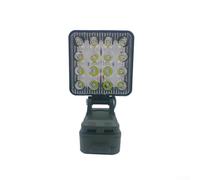 Cordless LED Work Light, Wide Beam Flood Light, Portable Floodlight With 2 USB Charging Port, Security Lights Waterproof For SOS Camping