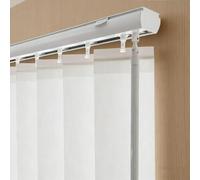 Cordless Light Filtering Fabric Window Blinds, Vertical Blind, 3.5 Inches Slat Light Filtering Fabric Window Blinds,Filter The Light into Room by Turn The Slat, White(90x190cm/35x75in)