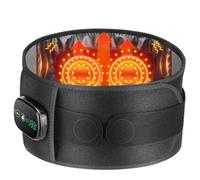 Cordless Lower Back Heating Pad for Lumbar Pain Relief, Lower Back Massager with 3 Vibration Modes and 5 Heating Levels, Heated Waist Support Belt for Women Men, Gift for Dad and Mom