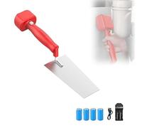 Cordless Margin Trowel Tool, 3-Speed Electric Tiling Machine, Handheld Stainless Steel Automatic Tile Leveler with 4 Batteries, Removable Plasterers, for Finishing, Skimming, Rendering