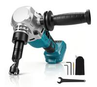 Cordless Metal Nibbler Compatible with Makita 18V Battery, 18 Gauge | 3 Speeds Brushless Sheet Metal Cutter with Assist Handle & 2 Blades for Stainless Steel, Aluminium, Plastic (Tool Only)
