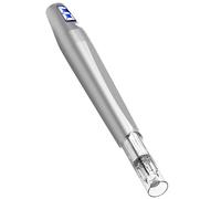 Cordless Microneedling Pen with 450mAh Battery, Electric Beauty Pen with 6 Speed, LCD Screen, 12 Cartridges, Microneedle Derma Roller (Silver)