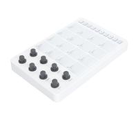 Cordless MIDI Controller, 16 RGB Backlit Drum Pads MIDI Pad Controller USB Beat Maker Machine for Windows OS X IOS for Music Production